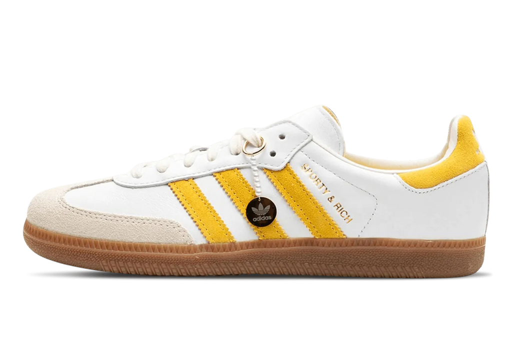adidas Samba Sporty & Rich White Bold Gold Women - 1
